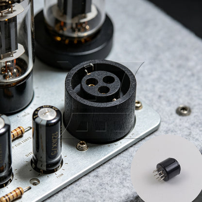 BQLZR Black Bakelite Vacuum Tube Socket Savers for Tube Testers