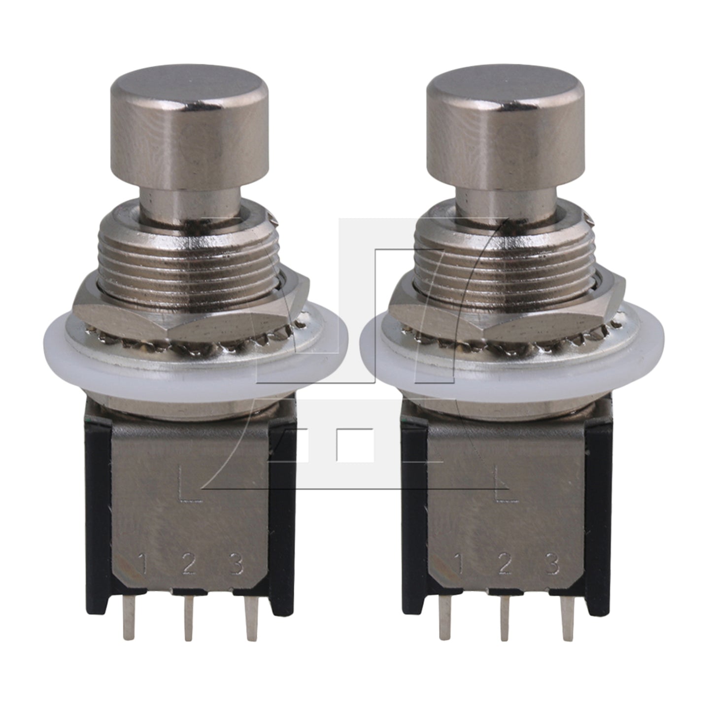 BQLZR 2pcs 6 Solder Pins Guitar Effects Pedal Stomp Box Foot Switch with Lock