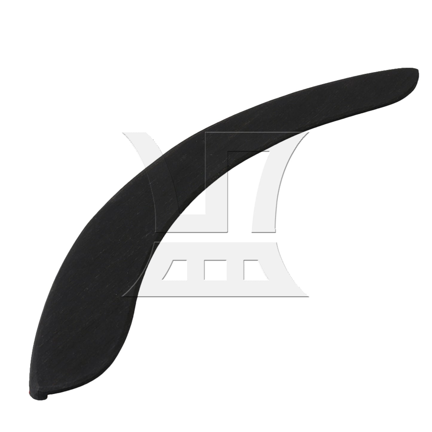 BQLZR Solid Ebony Wood Guitar Armrest Part for Acoustic Guitar Black 20cm Length