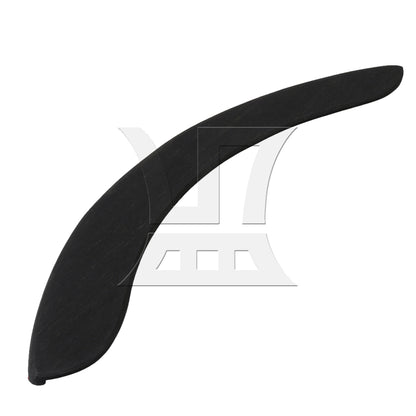 BQLZR Solid Ebony Wood Guitar Armrest Part for Acoustic Guitar Black 20cm Length