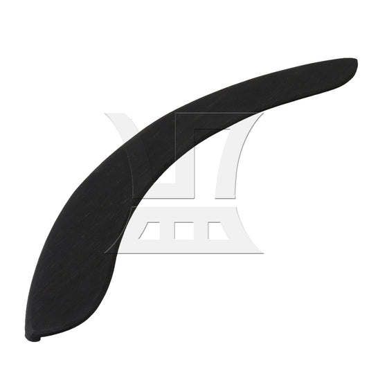 BQLZR Solid Ebony Wood Guitar Armrest Part for Acoustic Guitar Black 20cm Length