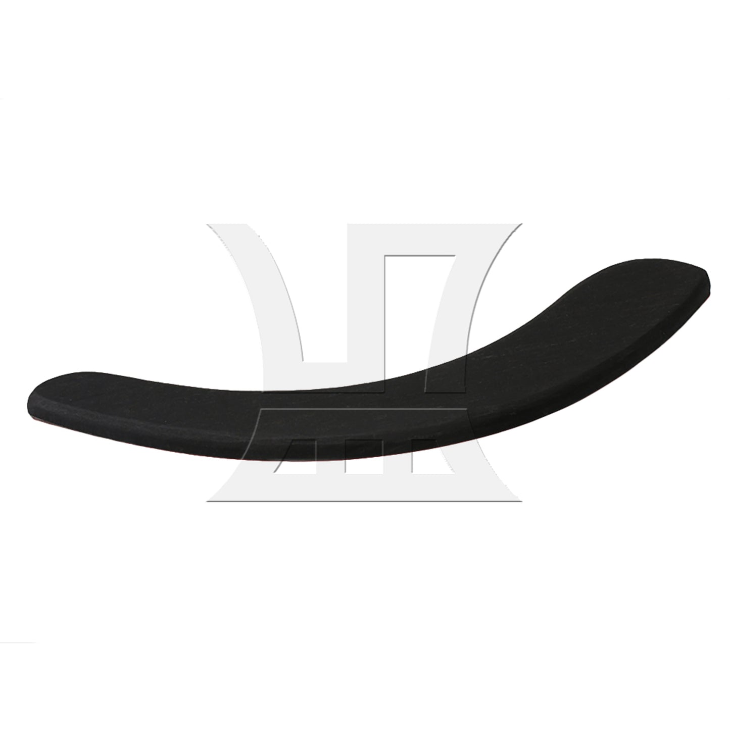 BQLZR Solid Ebony Wood Guitar Armrest Part for Acoustic Guitar Black 20cm Length