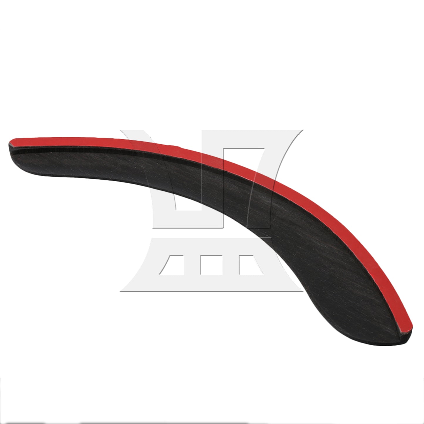 BQLZR Solid Ebony Wood Guitar Armrest Part for Acoustic Guitar Black 20cm Length