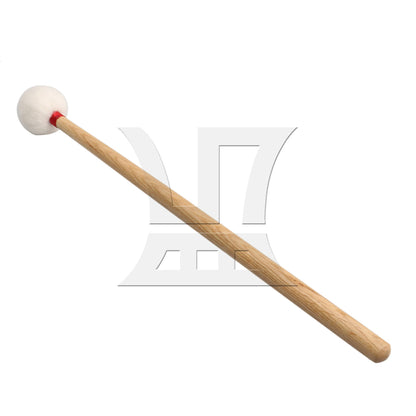 2Pieces Timpani Mallets Middle-hard Style Mallets Felt Heads Wood Handle