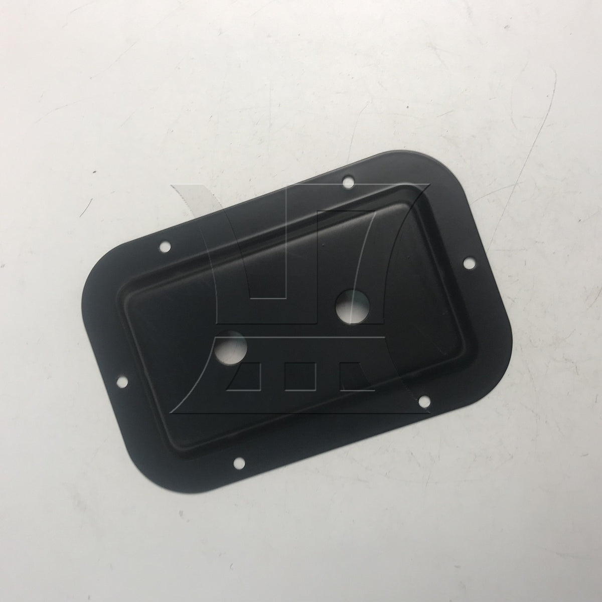 BQLZR Black Steel Jack Plate & 1/4" Connectors for Speakers Monitor Cabinets