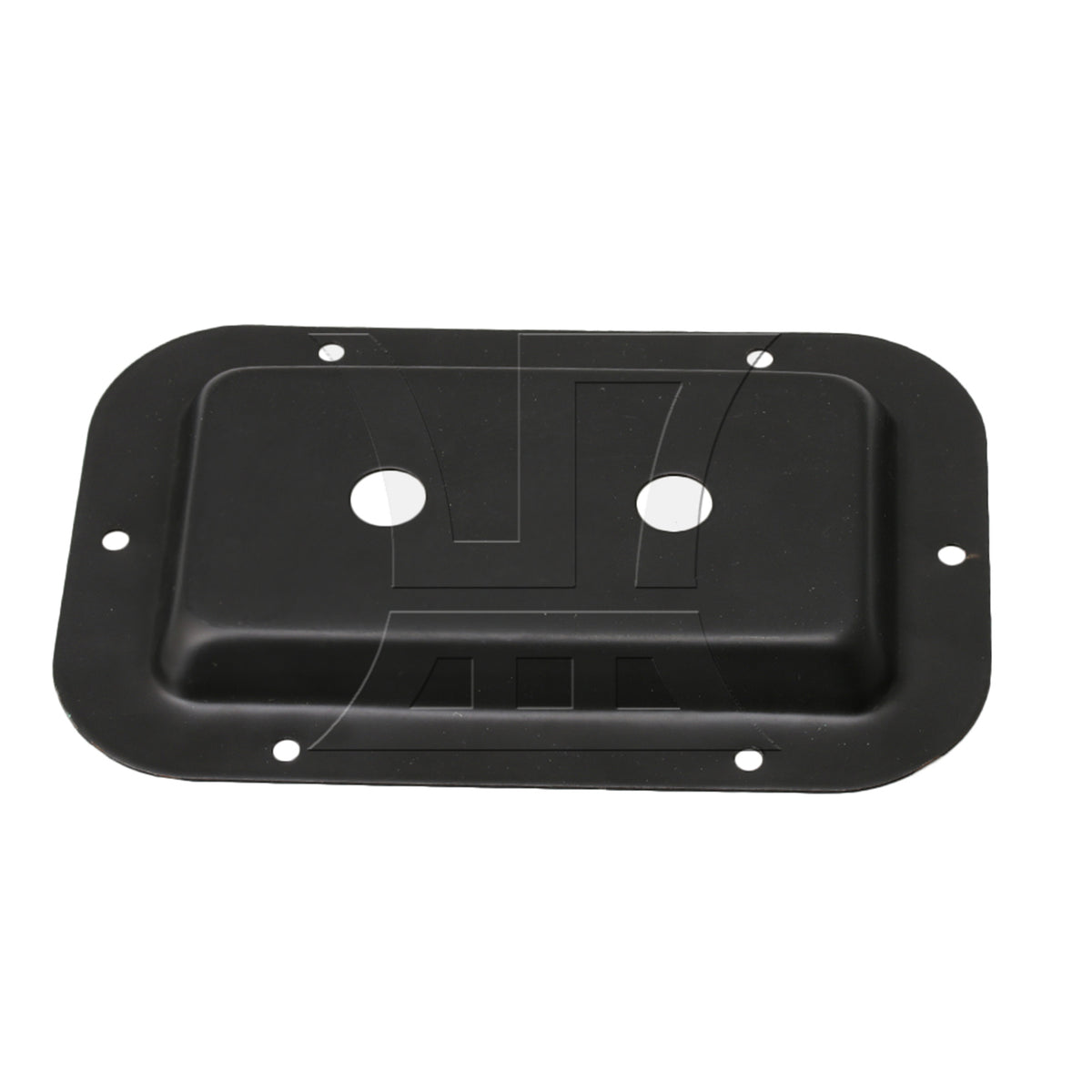 BQLZR Black Steel Jack Plate & 1/4" Connectors for Speakers Monitor Cabinets