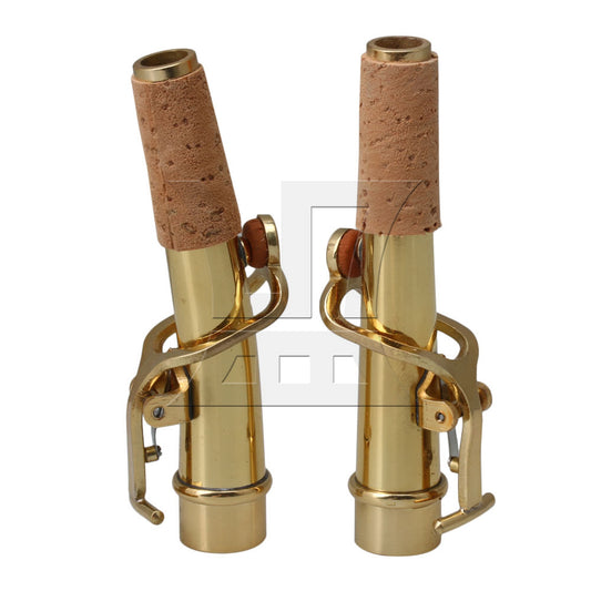 2PCS 10mm Length Saxophone Curved Neck and Straight Neck for Soprano Saxophone