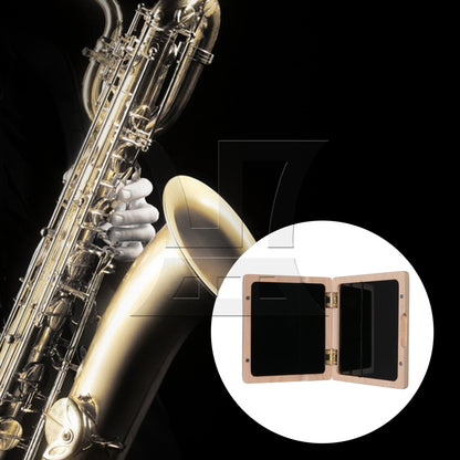 BQLZR Solid Wooden Saxophone Reeds Storage Box for 5 Oboe Reeds Storage Case Only