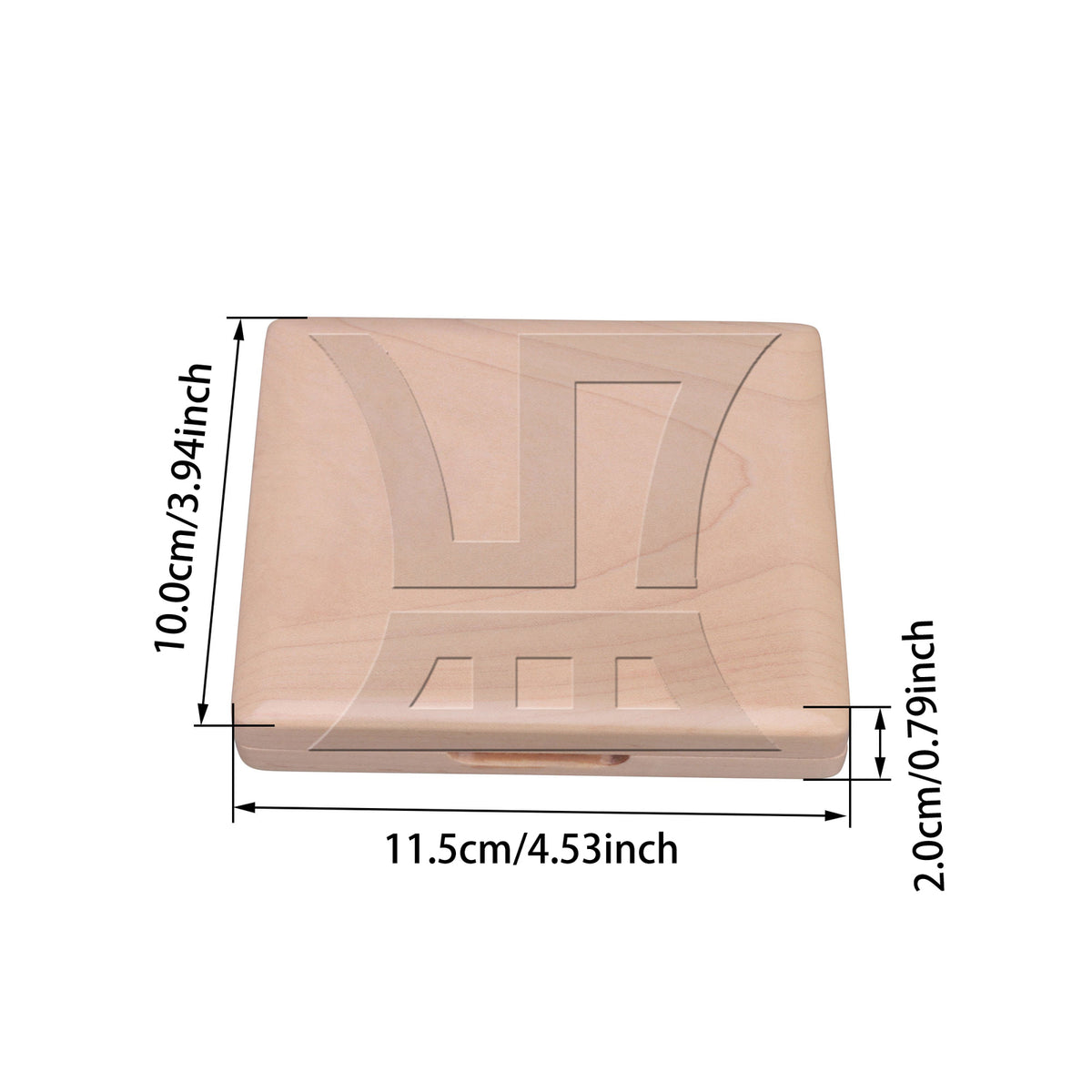 BQLZR Solid Wooden Saxophone Reeds Storage Box for 5 Oboe Reeds Storage Case Only