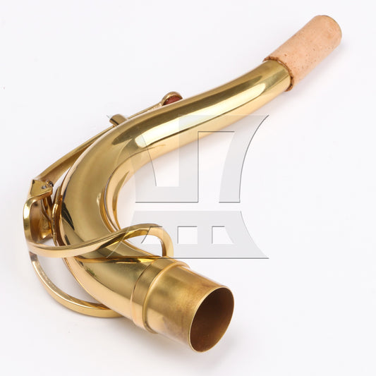 19cm Length Golden Copper Saxophone Bend Neck for Tenor Saxophone