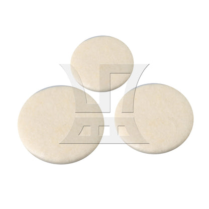 17PCS White Clarinet Sound Hole Pads Mats for Woodwind Instrument Parts