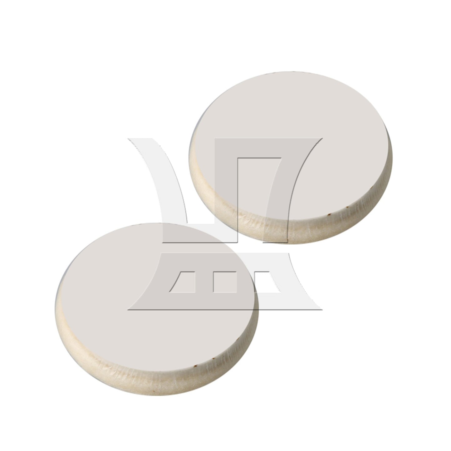 17PCS White Clarinet Sound Hole Pads Mats for Woodwind Instrument Parts