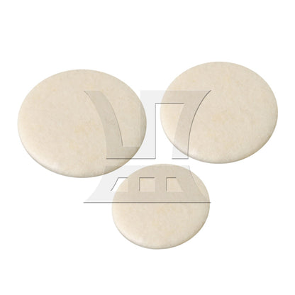 17PCS White Clarinet Sound Hole Pads Mats for Woodwind Instrument Parts