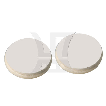17PCS White Clarinet Sound Hole Pads Mats for Woodwind Instrument Parts