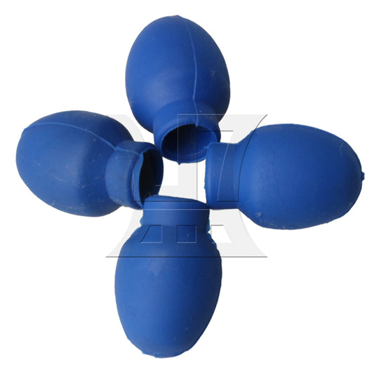 4PCS 2cm Length Rubber Drum Mallet Silent Tips Cover Replacement Drumstick Tip