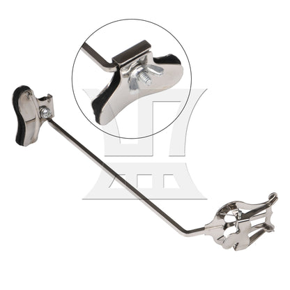 Clip Width 58mm Metal Plated Tenor Saxophone Lyre Clip Musical Instrument Part