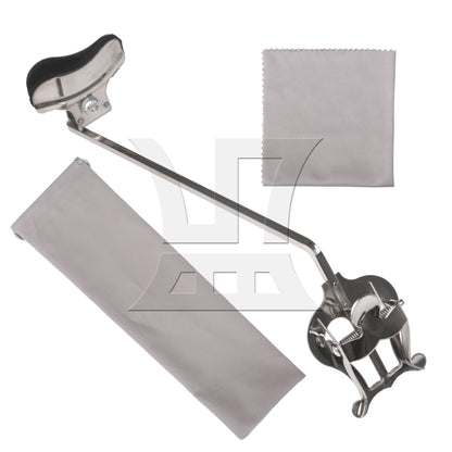 Clip Width 58mm Metal Plated Tenor Saxophone Lyre Clip Musical Instrument Part