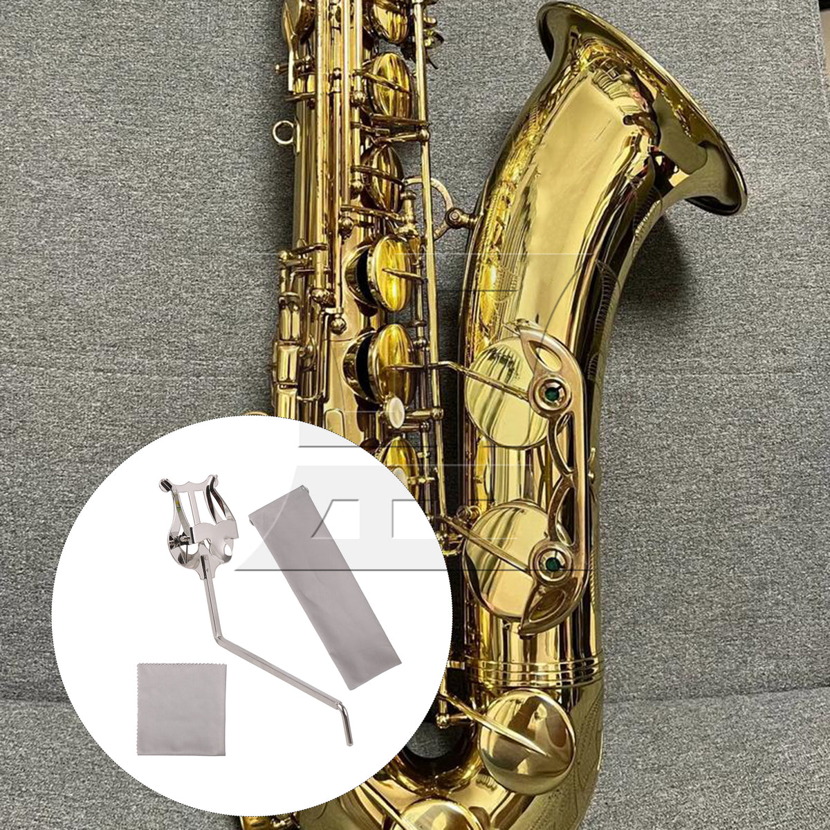 BQLZR Alto Tenor Sax Music Lyre Sax Lyre Clamp on Holder for Saxophone Accessory