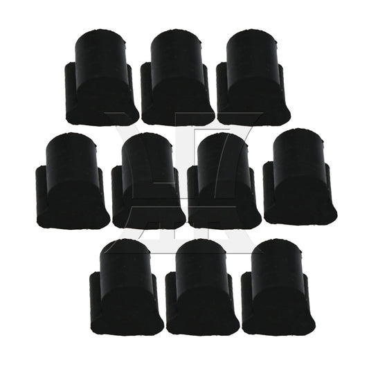 10 x Horn Silicone Pads Flat Key Euphonium / Tuba / Horn Rubber Pads
