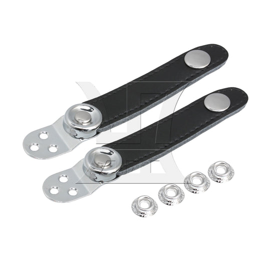 7.8cm Hole Spacing PU Bellows Straps with 4 Buckle for Accordion Fixation