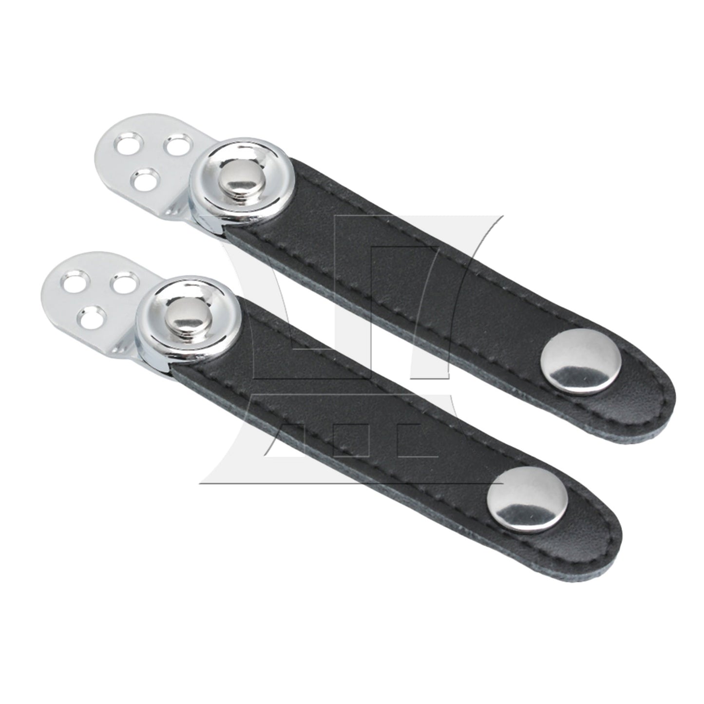 7.8cm Hole Spacing PU Bellows Straps with 4 Buckle for Accordion Fixation