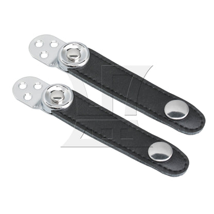 7.8cm Hole Spacing PU Bellows Straps with 4 Buckle for Accordion Fixation