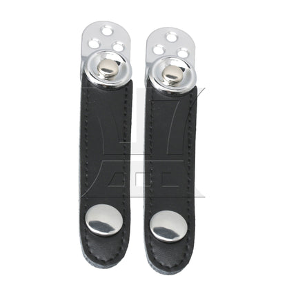 7.8cm Hole Spacing PU Bellows Straps with 4 Buckle for Accordion Fixation