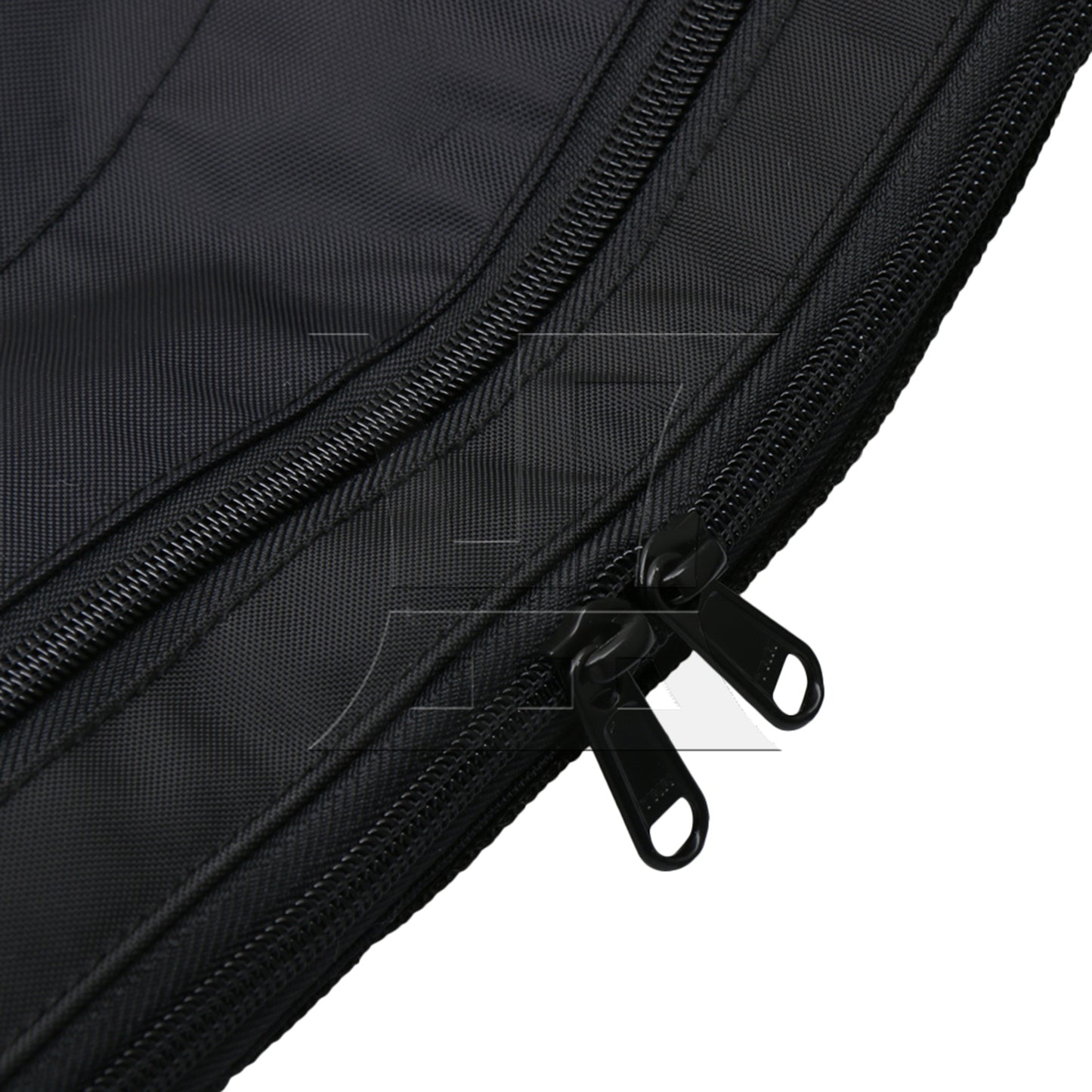 BQLZR 13x6x41cm Portable Canvas 16 Hole Flute Soft Case Handbag Gig Bag Black