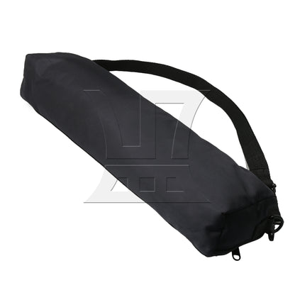 BQLZR 13x6x41cm Portable Canvas 16 Hole Flute Soft Case Handbag Gig Bag Black