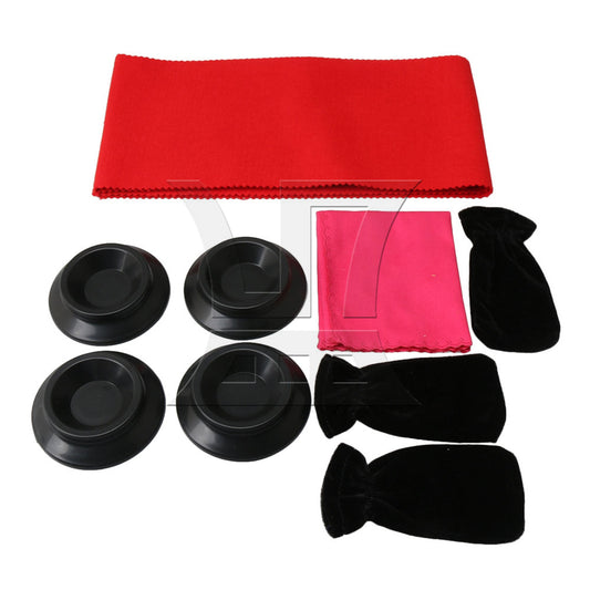 4 Pcs Piano Care Kit Piano Cover Piano Caster Cup Set