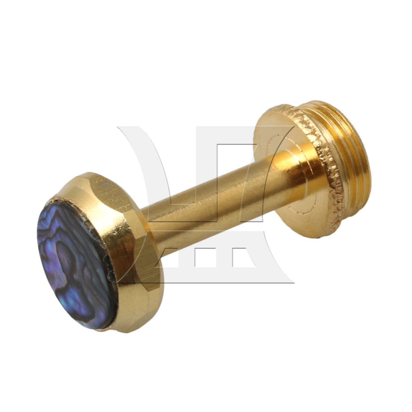 BQLZR 3x Trumpets Abalone Shell Finger Buttons Top Bottom Valve Caps Connecting Rods