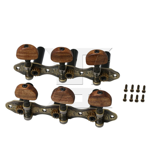 2 L&R Acoustic Classical Guitar Machine Heads Tuning Keys Peg String Tuner Peg