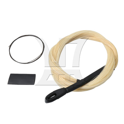800mm Length Horsetail Hair Material White Erhu Bowstring for Erhu Violin