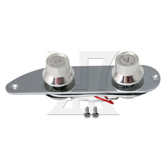 12.5x3.2cm DIY Guitar Accessory Part Guitar Circuit Board Chromium Plated