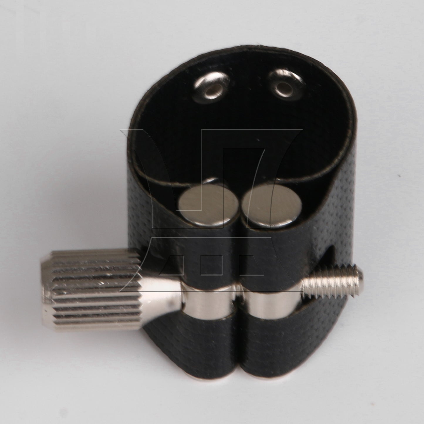 BQLZR 7# Jazz Tenor Sax Mouthpiece PU Leather Ligature Fastener Cap Silver