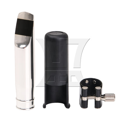 BQLZR 9# Jazz Tenor Saxophone Mouthpiece PU Leather Ligature Fastener Cap