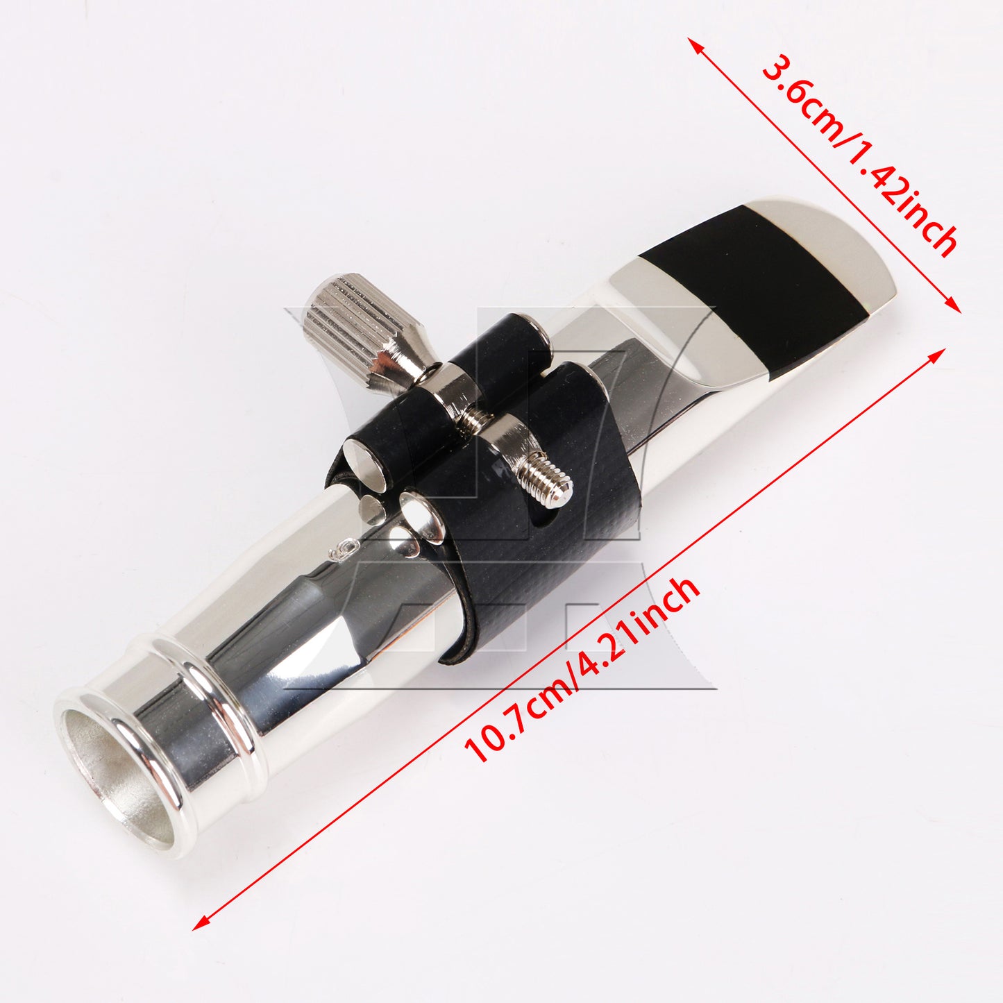 BQLZR 9# Jazz Tenor Saxophone Mouthpiece PU Leather Ligature Fastener Cap