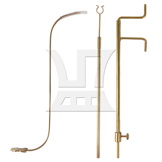 Cello Parts Copper Sound Post Repair Tool Gauge Measurer + Retriever + Setter