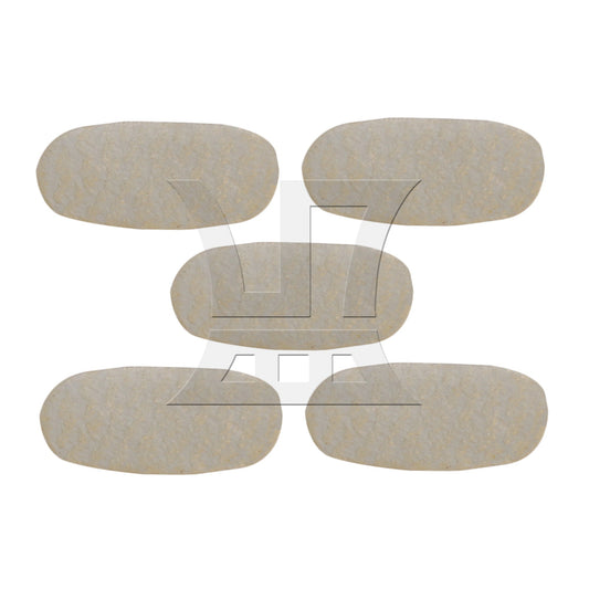 5 Pieces PU Leather Pad E String Pad for Violin/Viola/Cello