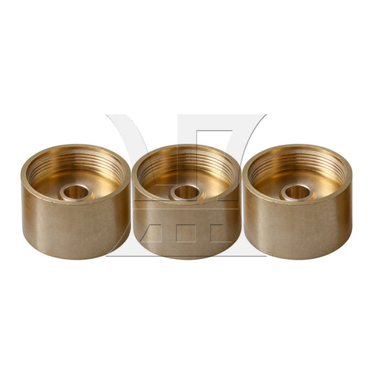 3Pcs Copper Trumpet Heavy Bottom Valve Cap 2.2cm Dia Repair for Trumpet