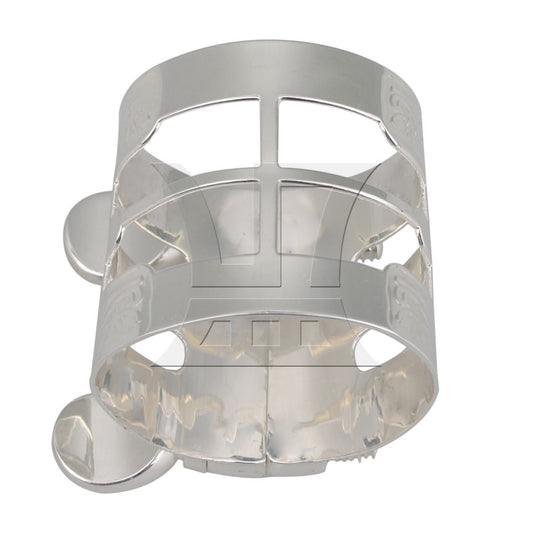 27mm Silver Plating Metal Alto Saxophone Ligature for Bakelite Mouthpieces