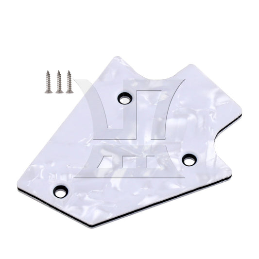 3 Plates White-Black-White Electric Guitar Neck Original Truss Rod with 3 Hole
