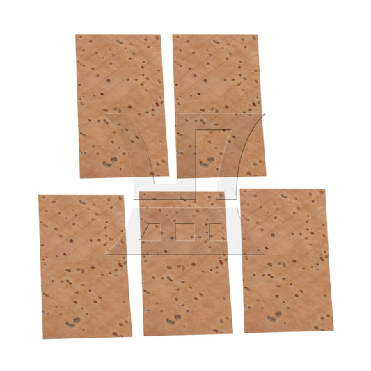 5pcs 45x25x0.8mm Neck Cork Sheet for Saxophone Flute Clarinet Replacement Part