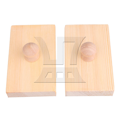 1 Pair Rhythm Band Wood Sand Block Hand Percussion Blocks Instrument