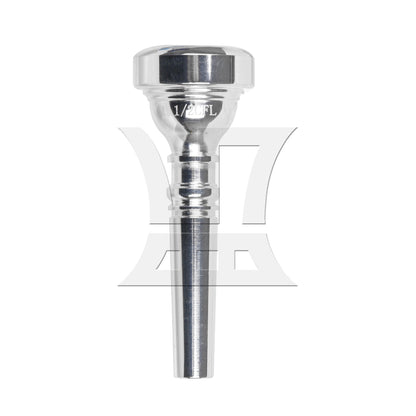 73mm Brass Silver Flugelhorn Mouthpiece Beginner Practice Mouthpiece 1-1/2CFC