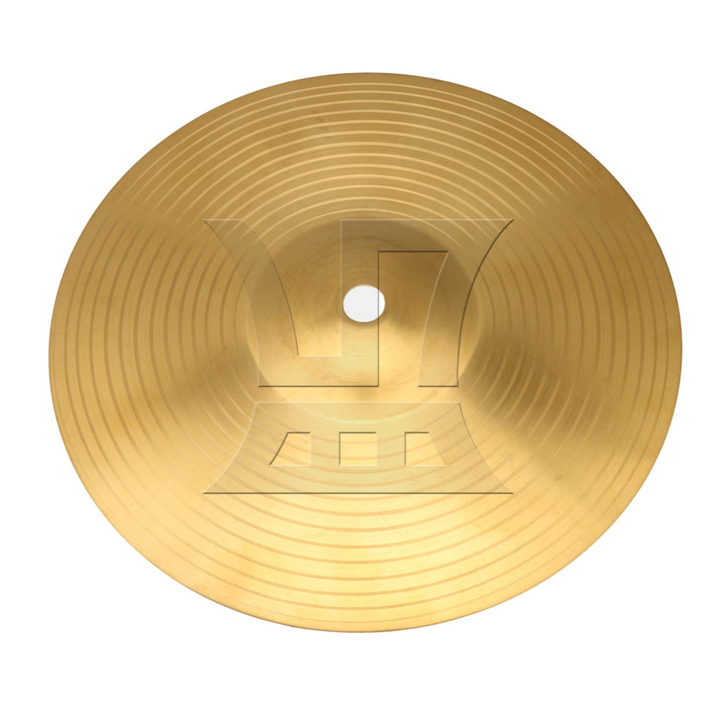 8 inch Golden Brass Alloy Drum Cymbal Percussion Instrument Drum Set Component