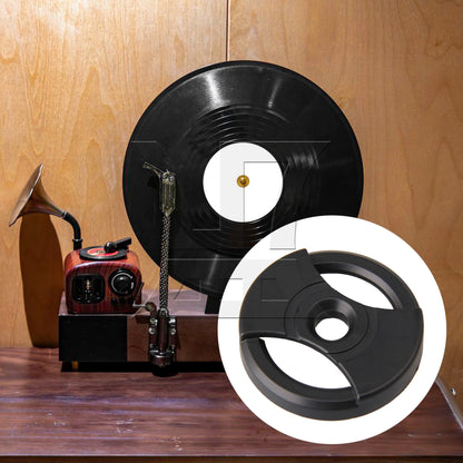 BQLZR 38x7.2x7mm Black Plastic Record Adapter Snap In Inserts for 7" 45rpm Record