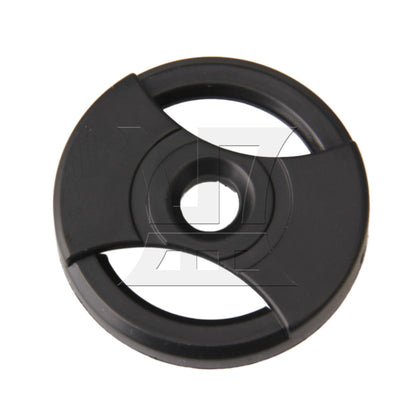 BQLZR 38x7.2x7mm Black Plastic Record Adapter Snap In Inserts for 7" 45rpm Record