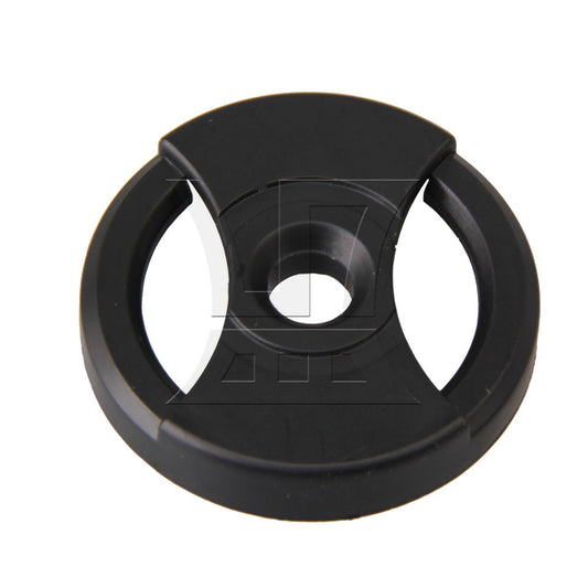 BQLZR 38x7.2x7mm Black Plastic Record Adapter Snap In Inserts for 7" 45rpm Record