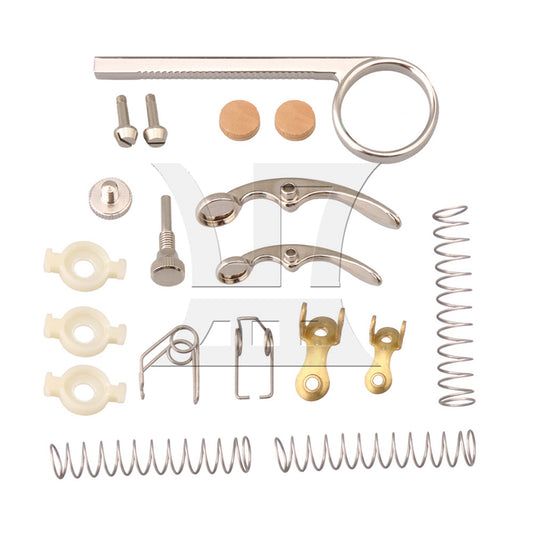 Trumpet Drain Valve Key with Trumpet Valve Slide Finger Ring Cork Pad Kit